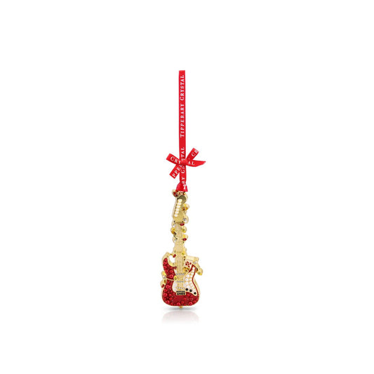 Strike the perfect festive note with this elegant Pearl Guitar Christmas Decoration. A charming keepsake for music lovers and a beautiful addition to any Christmas tree, beautifully presented in a gift box and ready to give.