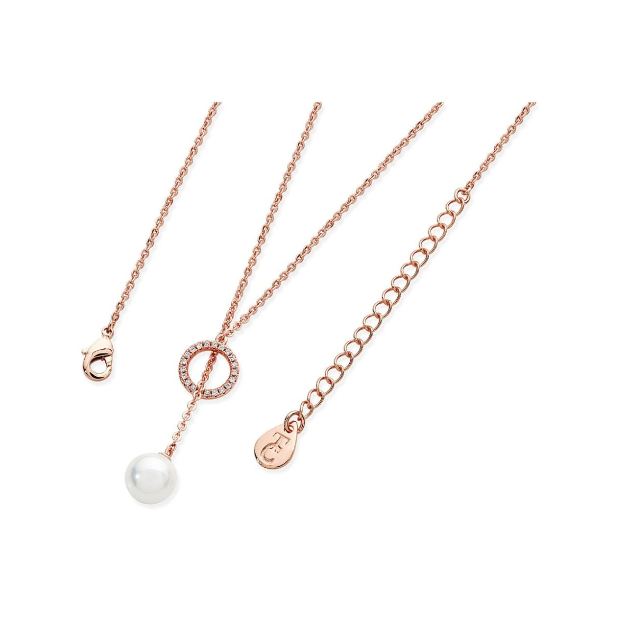 This versatile rose gold feeder drip necklace is a contemporary chic addition to any jewellery collection. Designed to be worn as a choker or a longer mid-length neck-piece.