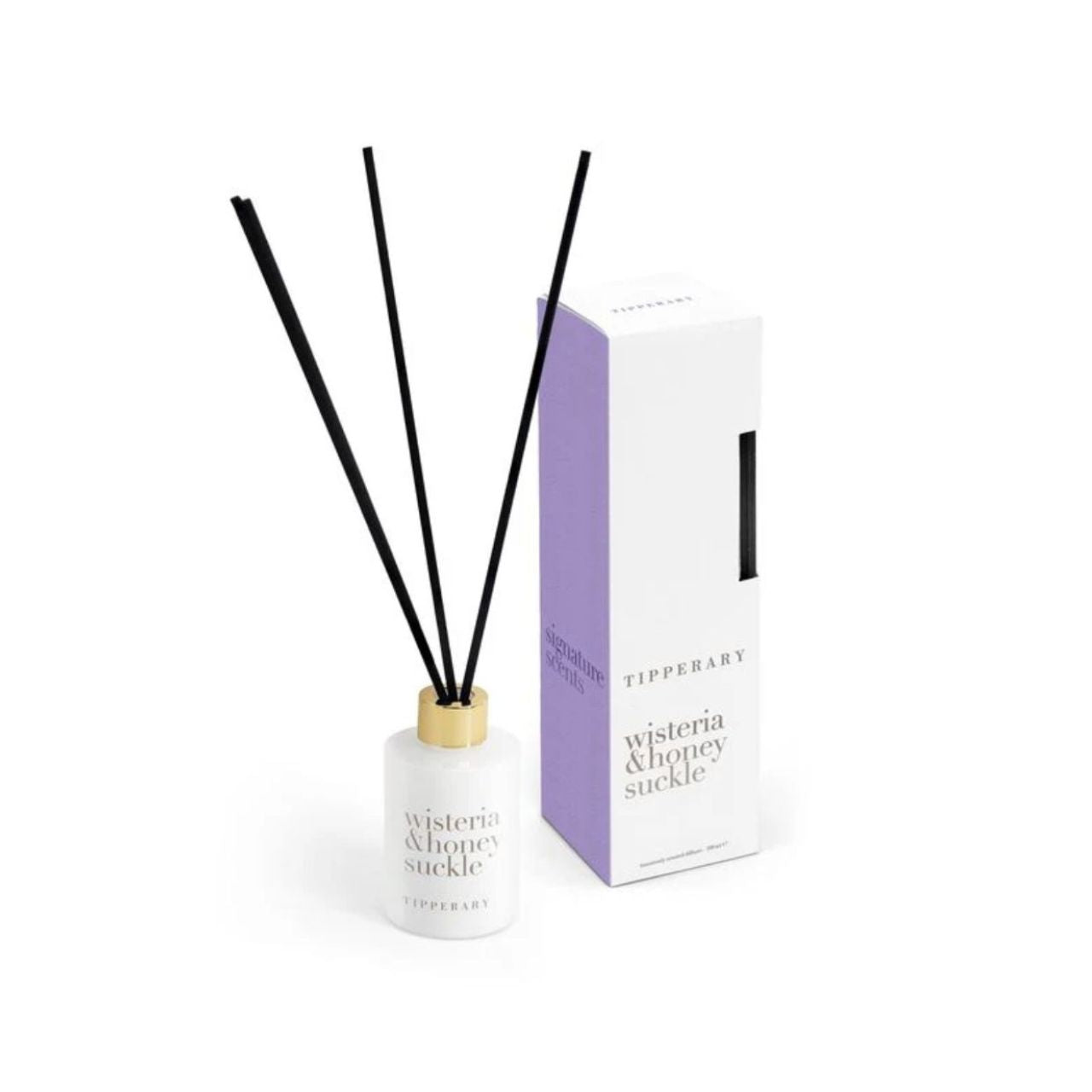 Bring the delicate floral charm of an Irish garden into your home with this Tipperary Signature Scents reed diffuser.