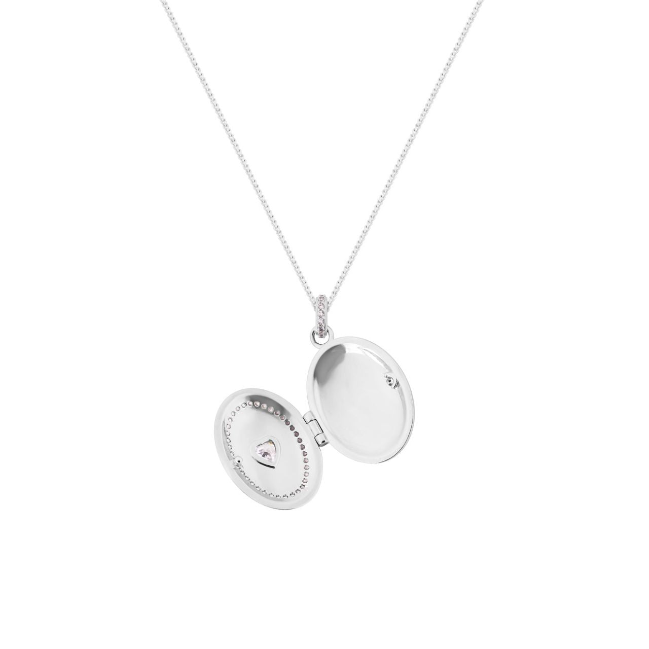 This exquisite Tipperary Silver Heart Locket pendent is a timeless piece for any occasion. Silver plated, it features a delicate heart-shaped design, perfect for storing cherished memories.