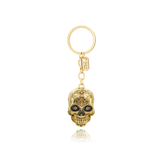 This Skull Keychain is inset with Crystals and has been crafted by our designers to create an object that is both unique and special.