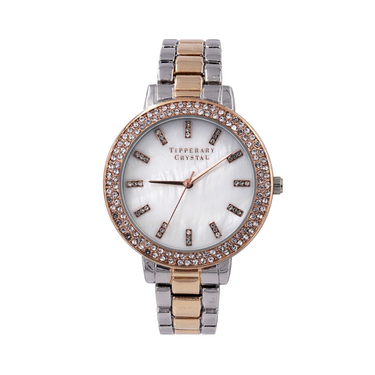Sophie Rose Gold Watch by Tipperary Crystal  The new Tipperary Crystal Watch Collection is the epitome of refined style. A piece of workmanship which has been designed and created with the finest materials according to the Tipperary Crystal family tradition of excellence.