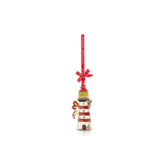 Bring a little coastal charm to Christmas with this beautiful Sparkle Lighthouse decoration.