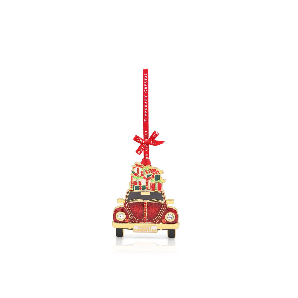Bring a little festive fun to your Christmas tree with this charming set of 4 decorations, featuring a Christmas tree, Santa on his tractor, a festive car and a cheerful robin.