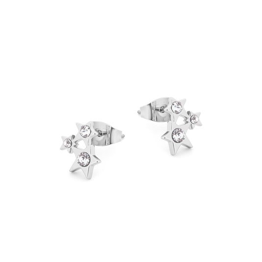 Add a touch of celestial elegance to your jewellery collection with Tipperary's star constellation earrings. Crafted in silver, these earrings feature a stunning star constellation design that will elevate any outfit. Showcase your love for the stars with these unique and stylish earrings.