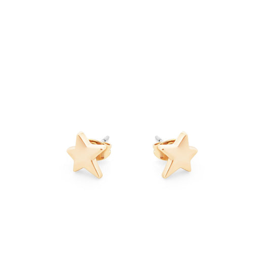 Gold Star Stud Earrings by Tipperary - New 2024  Showcase your sense of style with this beautiful Gold Star Stud earrings. Crafted with exquisite attention to detail, this piece of jewellery is a timeless addition to any wardrobe. Both durable and elegant, ensuring it will remain a treasured item for many years to come.