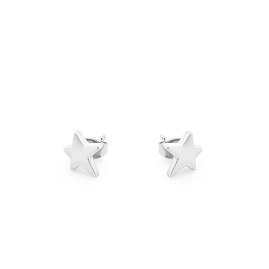 Silver Star Stud Earrings by Tipperary - New 2024  Showcase your sense of style with this beautiful Silver Star Stud earrings. Crafted with exquisite attention to detail, this piece of jewellery is a timeless addition to any wardrobe. Both durable and elegant, ensuring it will remain a treasured item for many years to come.