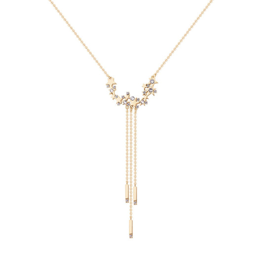 Introducing the NEW 2024 Gold Star Supernova Necklace by Tipperary. This elegant piece combines the timeless beauty of gold with a unique star design. As a product expert, we confidently offer this dazzling necklace as the perfect addition to any jewellery collection.