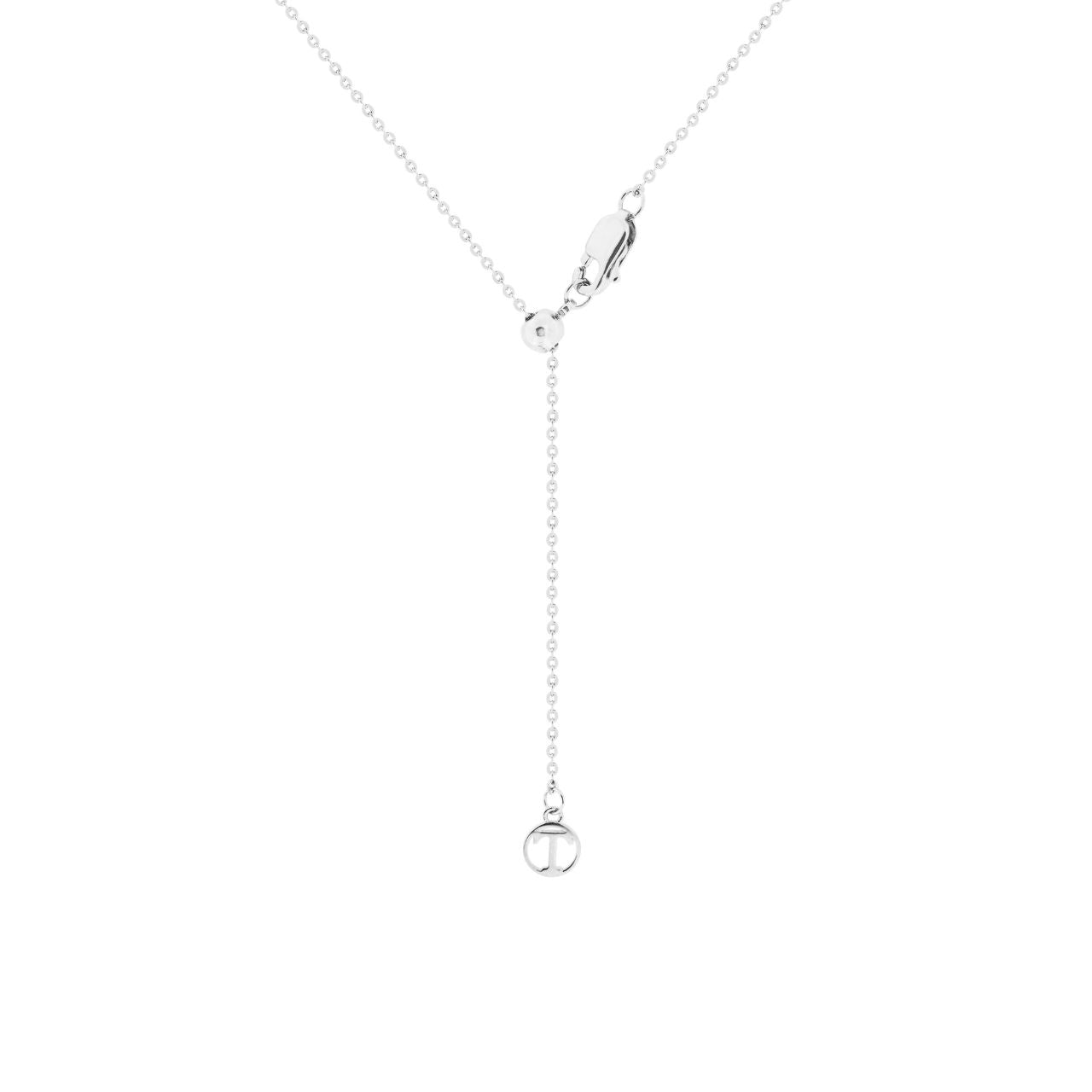 Dive into oceanic elegance with this stunning Pave Whale Tail Silver Plated Pendant from Tipperary. Crafted with meticulous detail, the whale tail design features shimmering pave-set stones that catch the light beautifully, creating a mesmerising sparkle.
