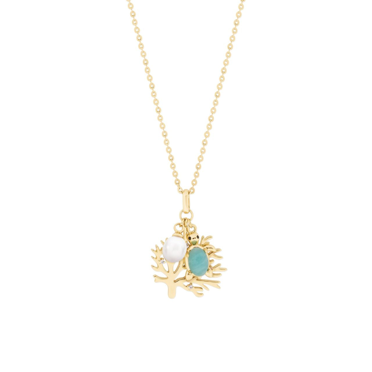Dive into enchantment with this exquisite Under The Sea pendant, where ocean-inspired artistry meets timeless elegance.