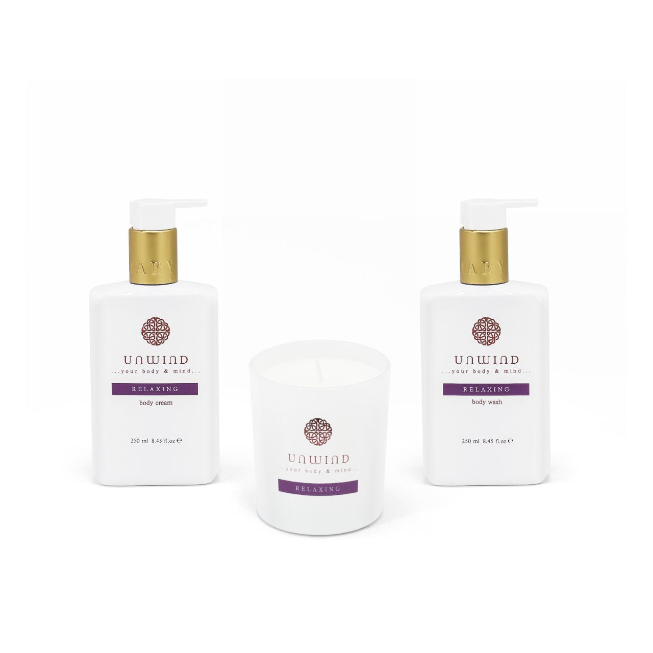 Experience the calming power of lavender-infused essence, gently transporting you to serene fields of aromatic blooms. Indulge in a soothing Body wash, Body cream and Candle set that elevates your skincare routine, offering a moment of peace amidst the day’s demands.