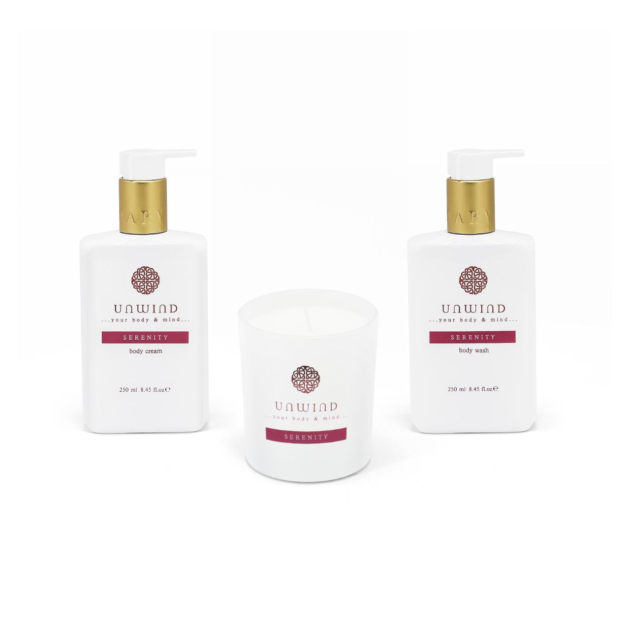 Enhance your skincare routine with the Serenity Body wash, Body cream and Candle set from our Unwind collection. Infused with the timeless fragrance of roses and jasmine, this hand wash offers a sensory journey that soothes both body and soul.