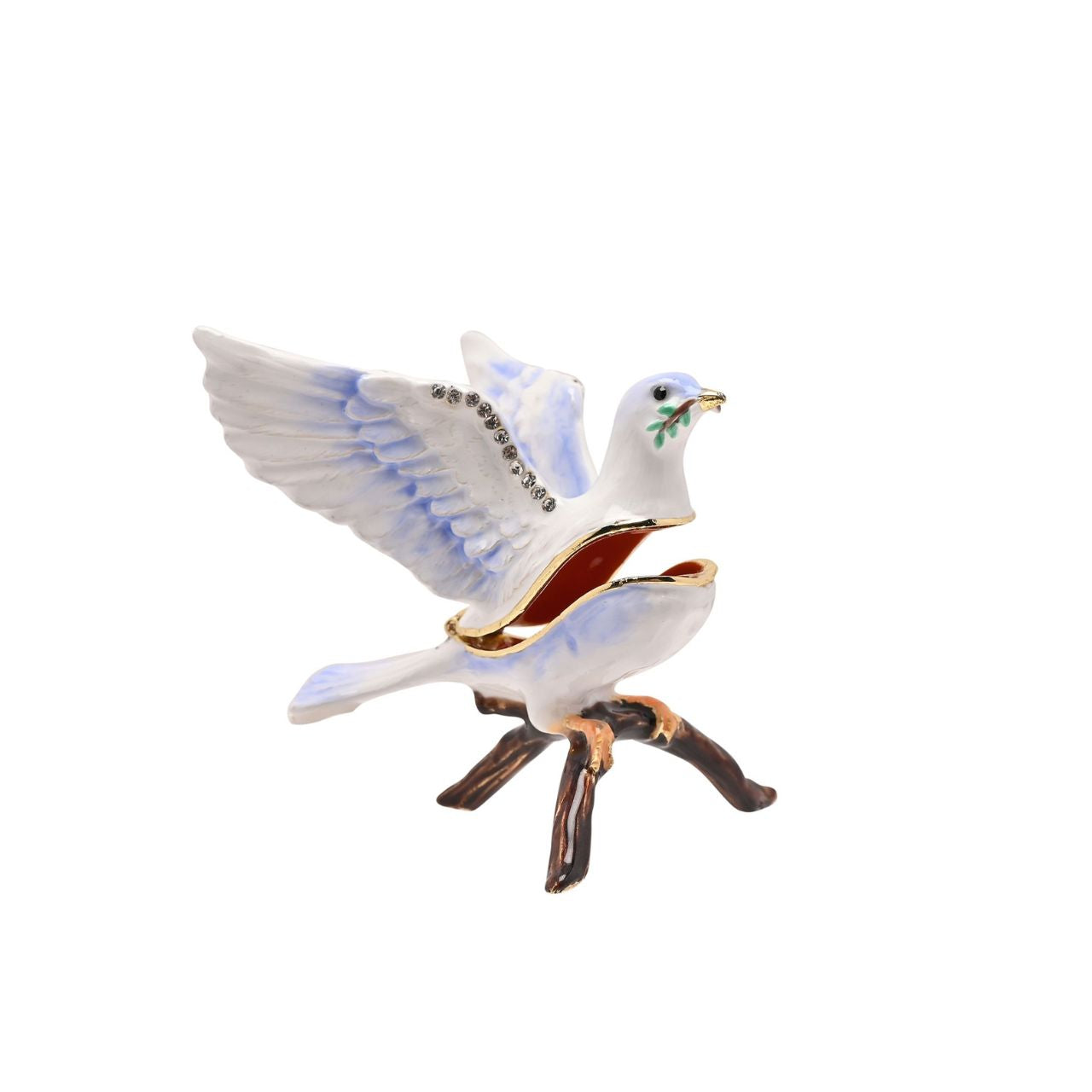 Our Treasured Trinkets - Blue Dove is a precious keepsake that appeals to lovers of these unique, ornamental pieces.