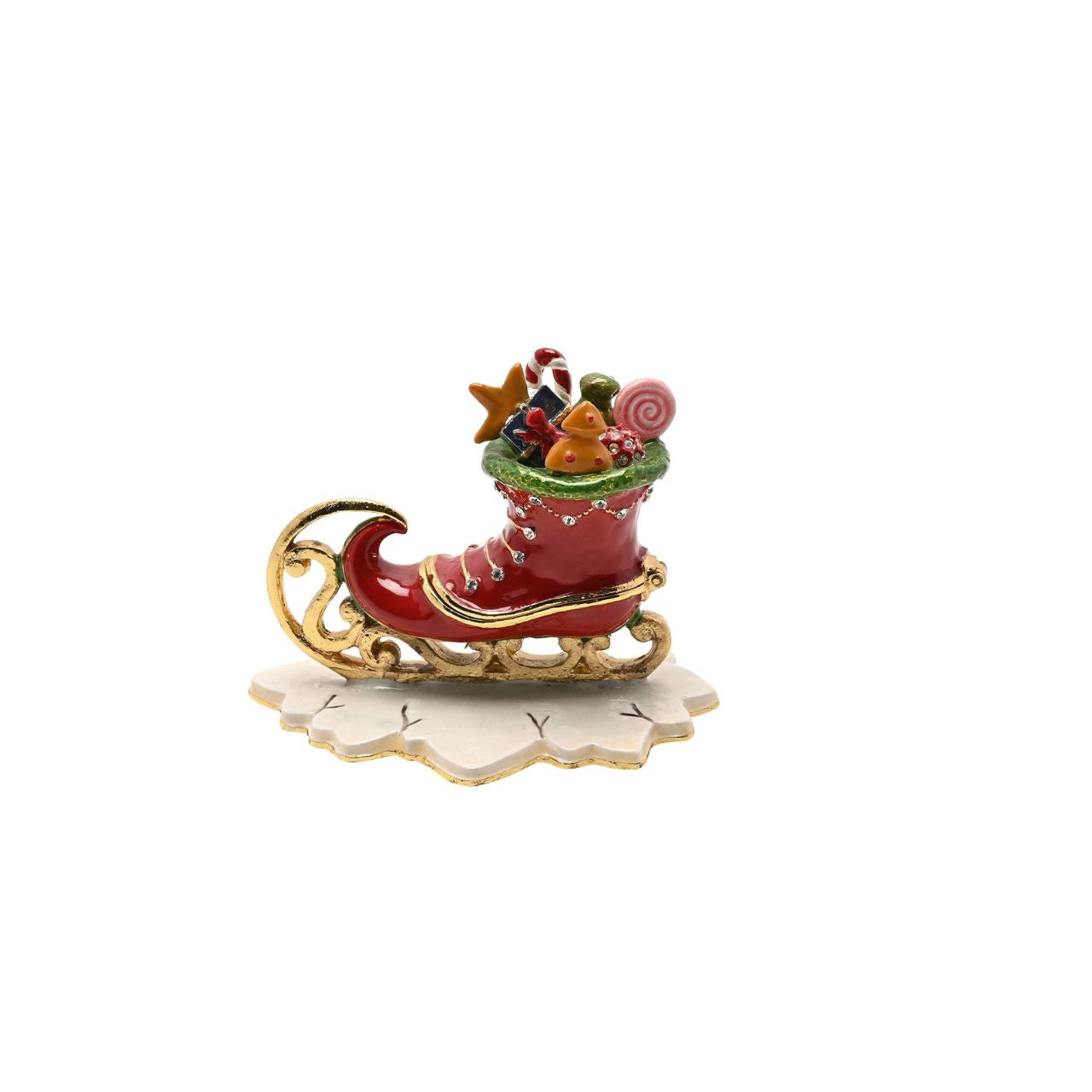 Treasured Trinkets by Stratton offers a delightful collection of intricately designed trinket boxes, perfect for storing small keepsakes and jewellery. Each piece is crafted with exquisite detail, making them ideal for gifts or as decorative accents.