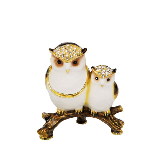 Painted in gorgeous colours and with crystal embellishments, this trinket box is a wonderful ornament to complement a mantelpiece, bookcase or cabinet and makes for a perfect gift for someone who is a fan of these iconic creatures.