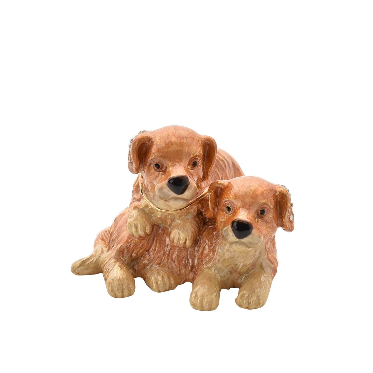 The affectionately made trinket box makes a true statement piece for any bedroom with its adorable puppy design.
