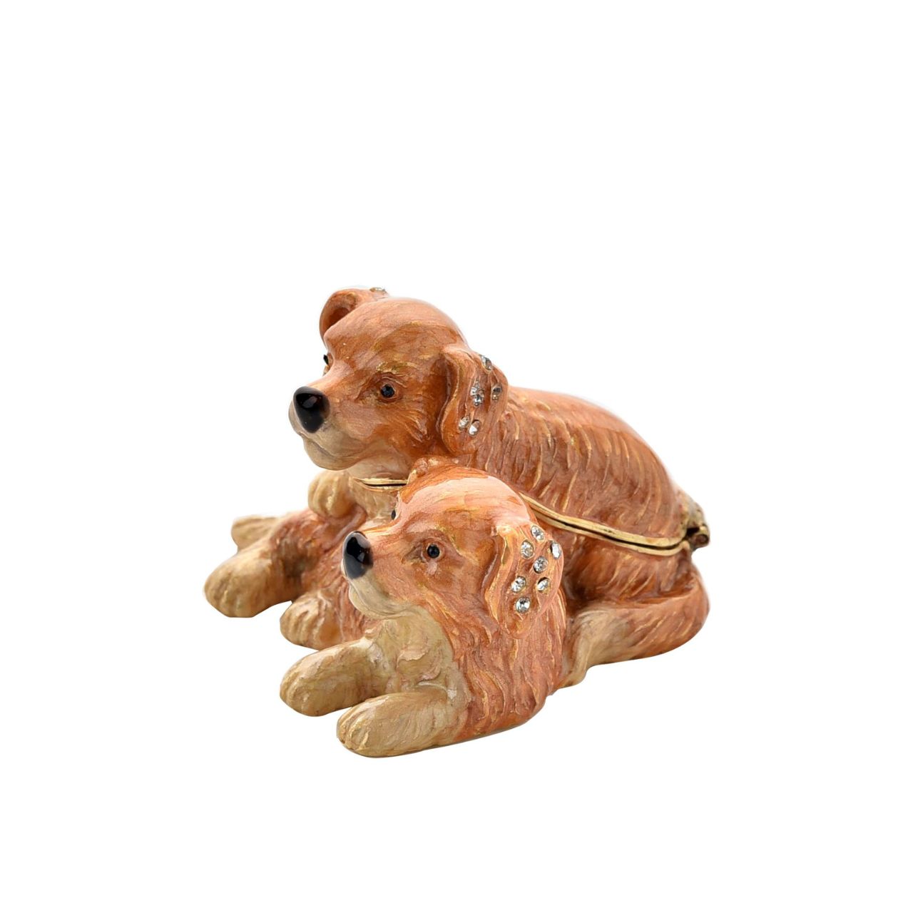 The affectionately made trinket box makes a true statement piece for any bedroom with its adorable puppy design.