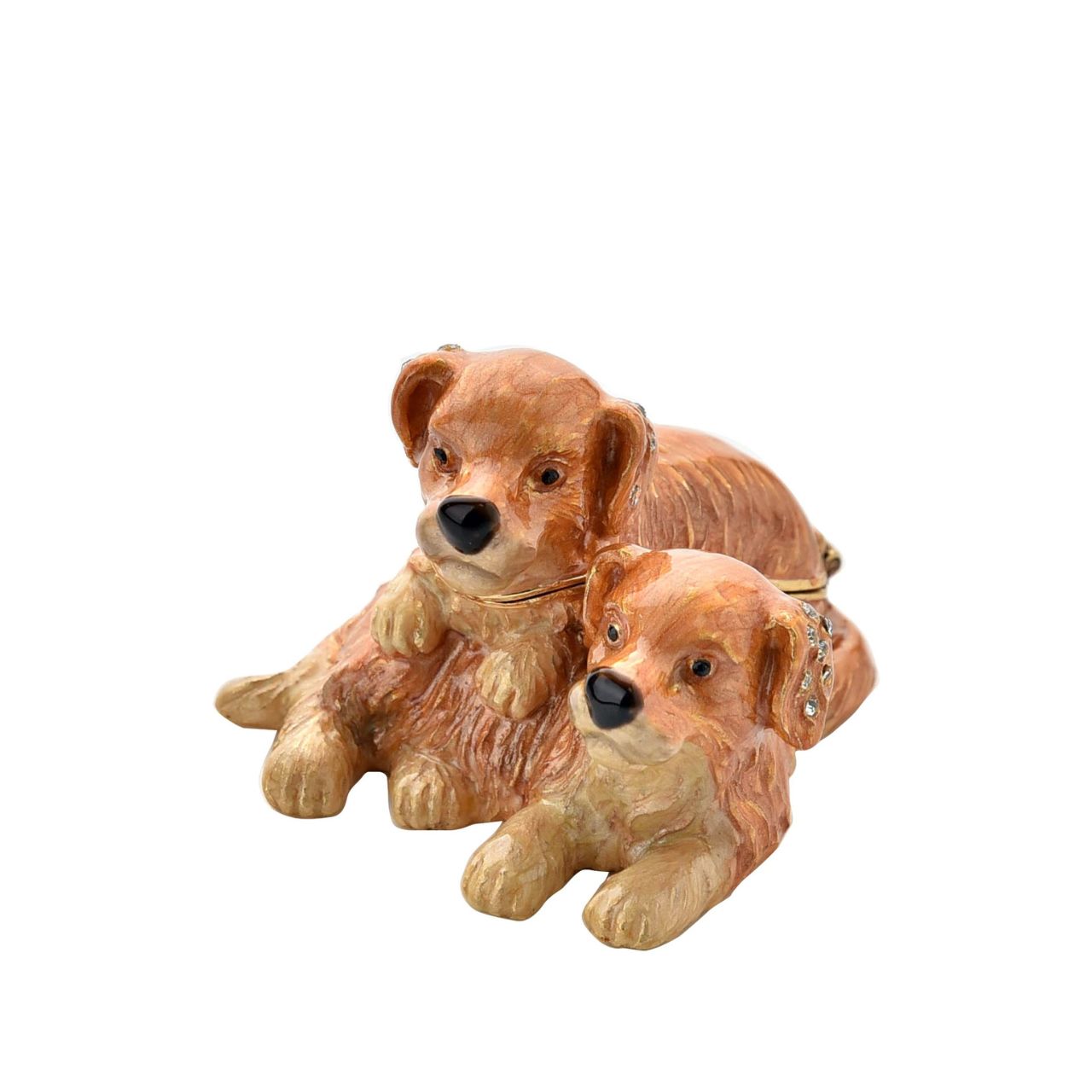 The affectionately made trinket box makes a true statement piece for any bedroom with its adorable puppy design.