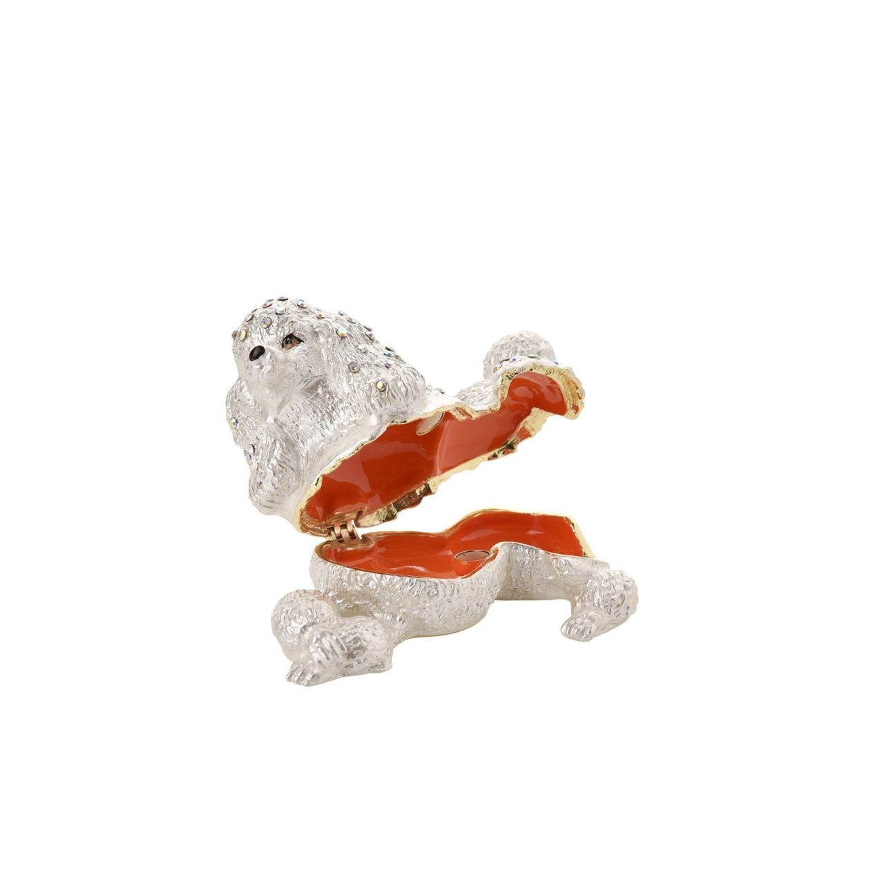 The Treasured Trinkets - Pampered Poodle, a delightful and charming addition to a trinket collection.