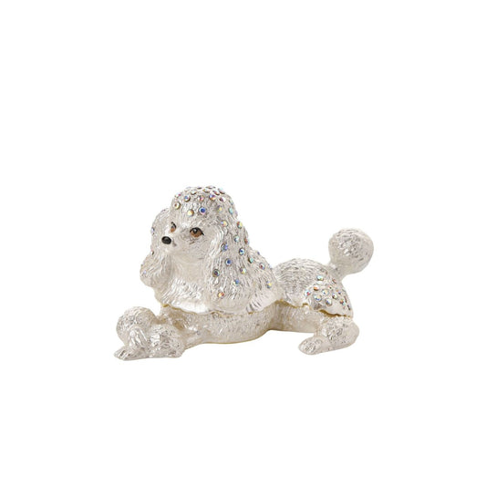 The Treasured Trinkets - Pampered Poodle, a delightful and charming addition to a trinket collection.
