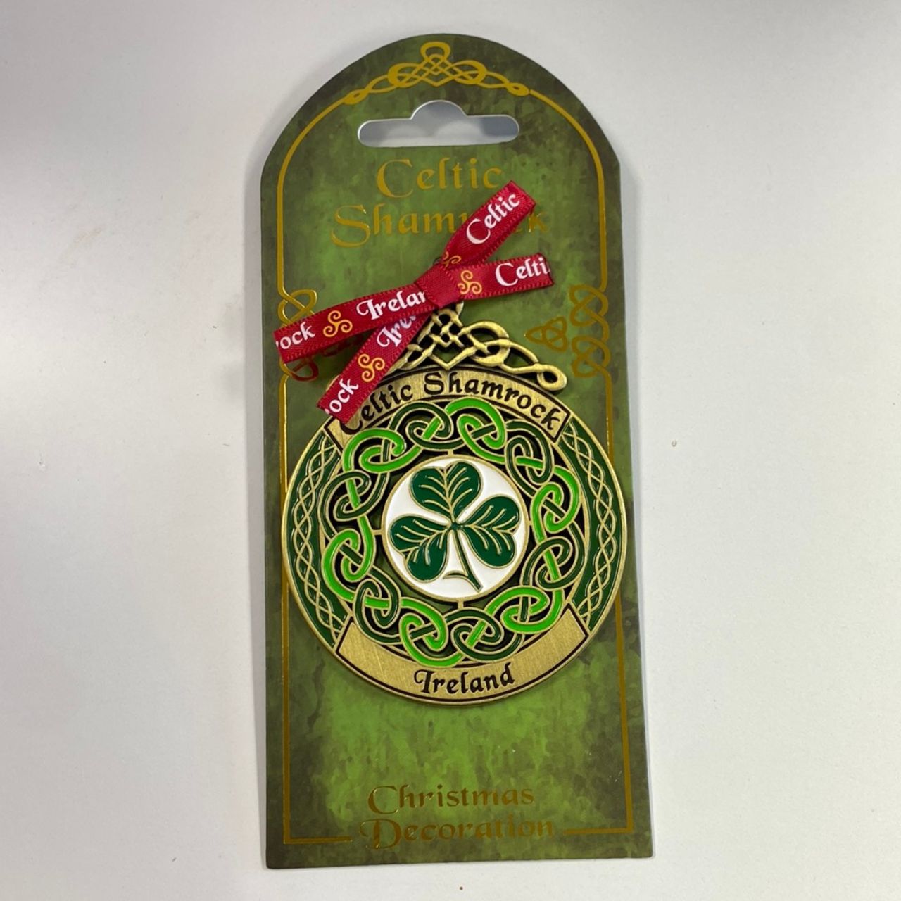 Tree of Life Metal Hanging Ornament - Shamrock