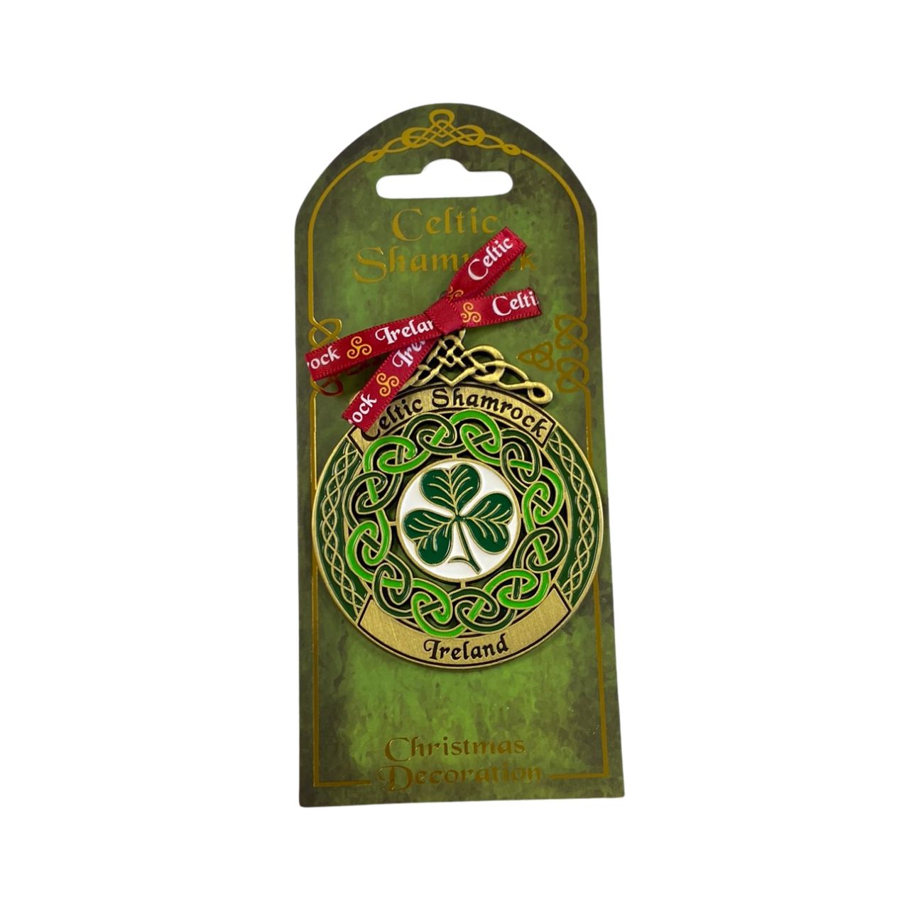 Tree of Life Metal Hanging Ornament - Shamrock
