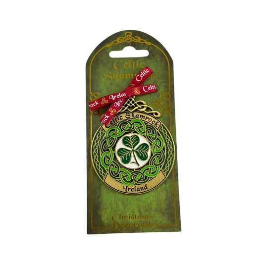 Tree of Life Metal Hanging Ornament - Shamrock
