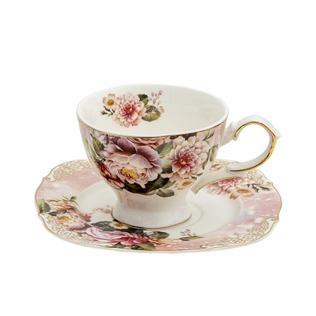 An elegant high-tea or simply a tea lover? Your tea will taste even better with our cups and saucers! Our cups come in the most unique designs; covered with antique, vintage, or cute prints. But we also have plain cups and saucers with a stylish design for those who don’t like prints that much. Great for a cup of cappuccino!