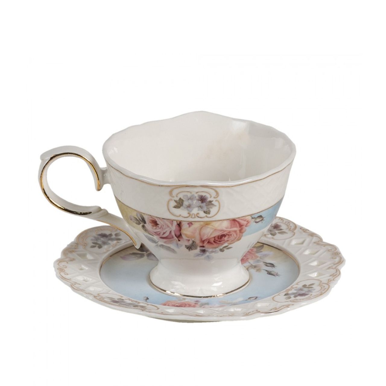 An elegant high-tea or simply a tea lover? Your tea will taste even better with our cups and saucers! Our cups come in the most unique designs; covered with antique, vintage, or cute prints. But we also have plain cups and saucers with a stylish design for those who don’t like prints that much. Great for a cup of cappuccino!