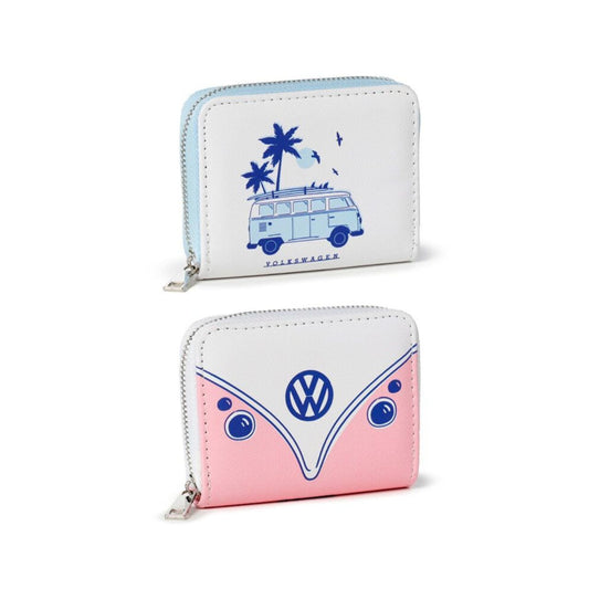 Volkswagen VW T1 Camper Bus Explore More Zip Small Wallet Purse