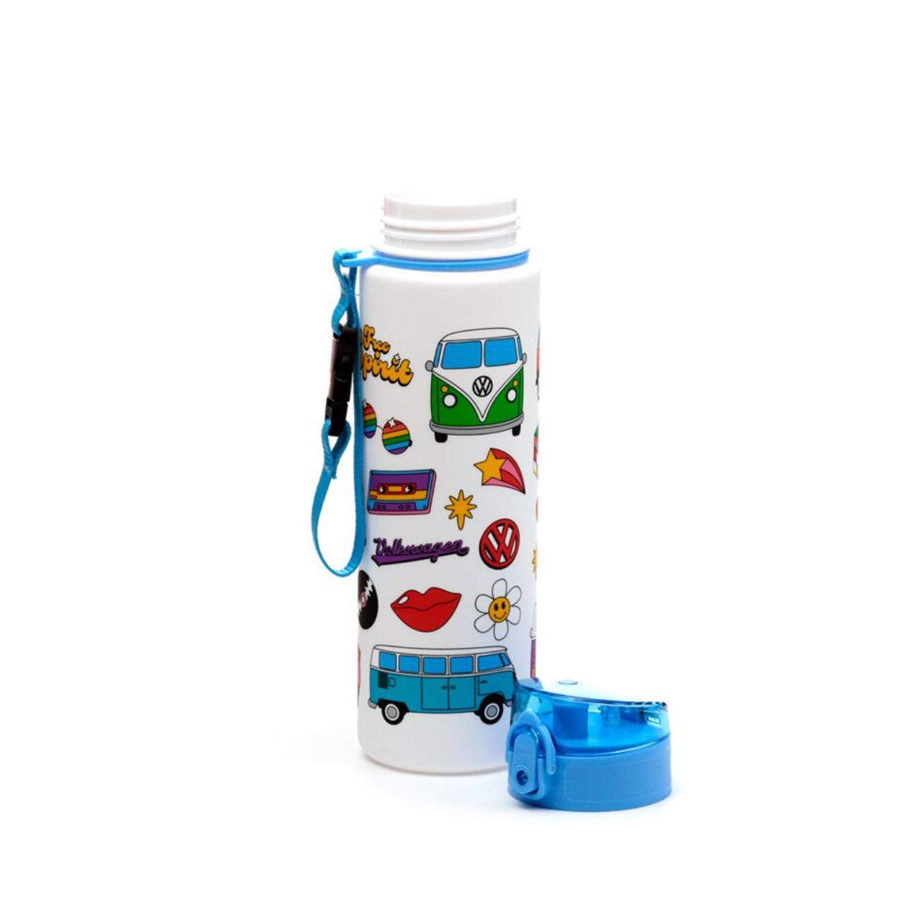 Experience timeless charm with the Volkswagen VW T1 Camper Bus Retro Pop Top 600ml Shatterproof Bottle. Crafted for durability and style, this bottle combines nostalgic design with practical functionality.