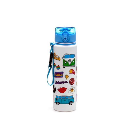 Experience timeless charm with the Volkswagen VW T1 Camper Bus Retro Pop Top 600ml Shatterproof Bottle. Crafted for durability and style, this bottle combines nostalgic design with practical functionality.