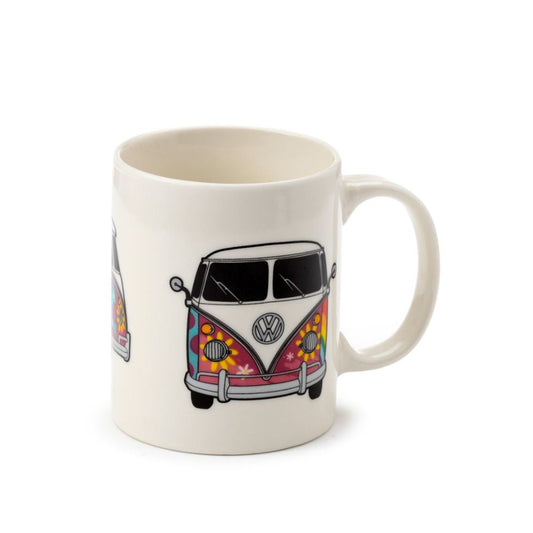 Volkswagen VW T1 Camper Bus Summer Porcelain Mug  This Volkswagen VW T1 Camper Bus mug is perfect for any fan of classic vehicles: its premium porcelain construction is durable yet lightweight for easy handling, and the dishwasher-safe design makes cleaning a breeze. Enjoy your favourite beverage with its stylish and timeless design.