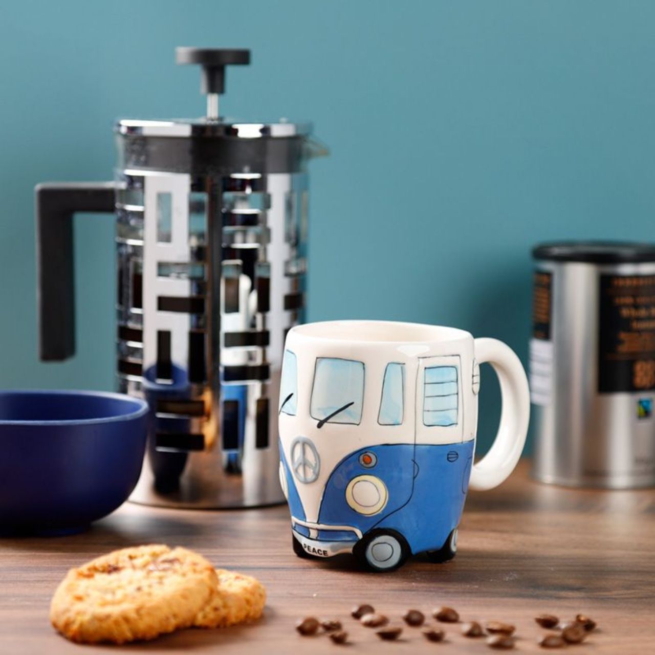 Volkswagen VW Camper Van Ceramic Shaped Mug  Camper Van Ceramic Shaped Mug