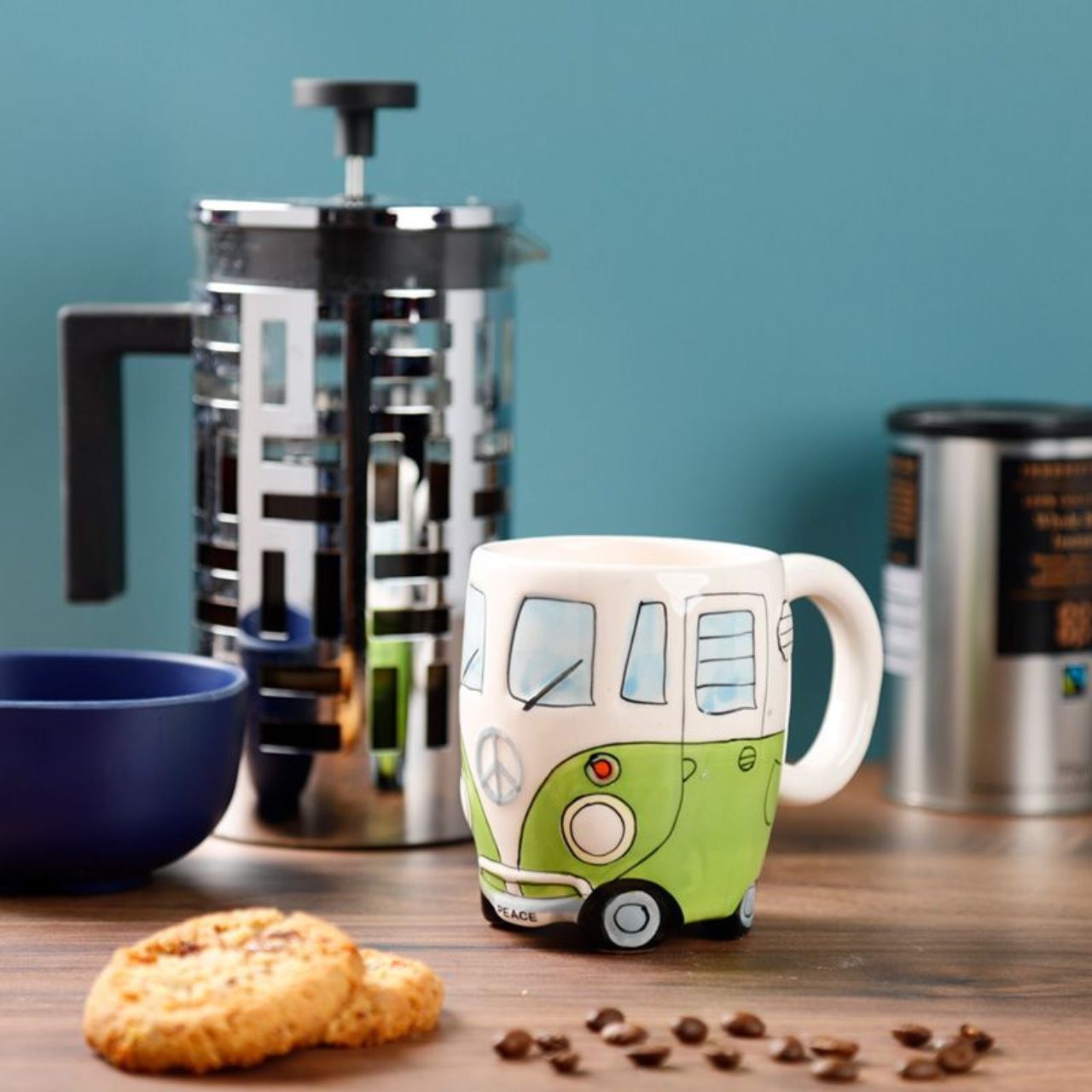 Volkswagen VW Camper Van Ceramic Shaped Mug  Camper Van Ceramic Shaped Mug