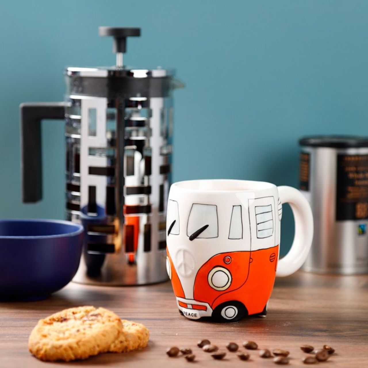 Volkswagen VW Camper Van Ceramic Shaped Mug  Camper Van Ceramic Shaped Mug