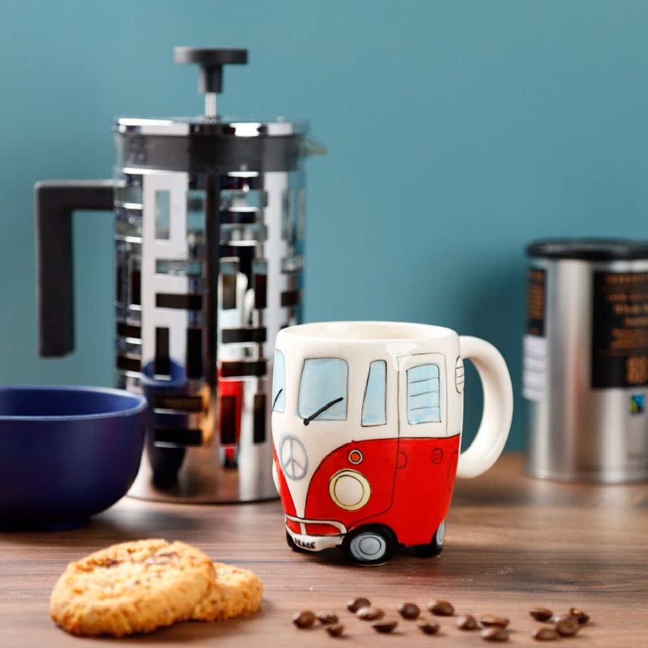 Volkswagen VW Camper Van Ceramic Shaped Mug  Camper Van Ceramic Shaped Mug