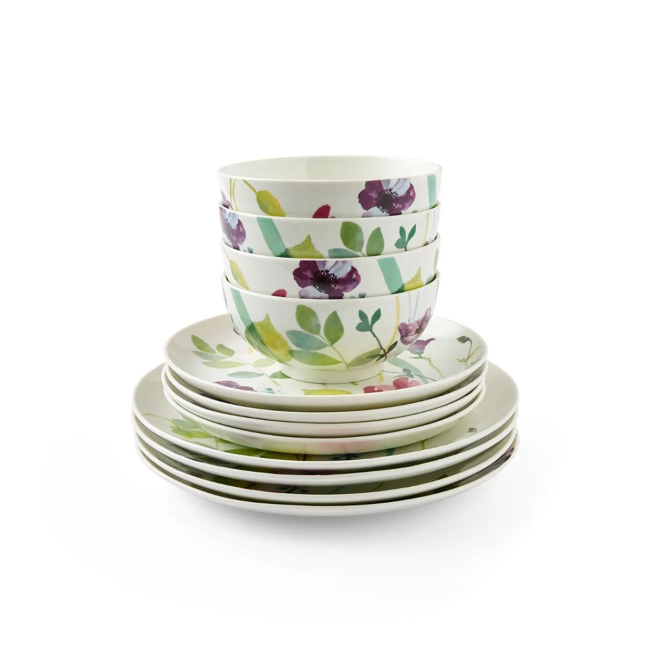 Bring sunshine to your table with vibrant hues and painterly florals