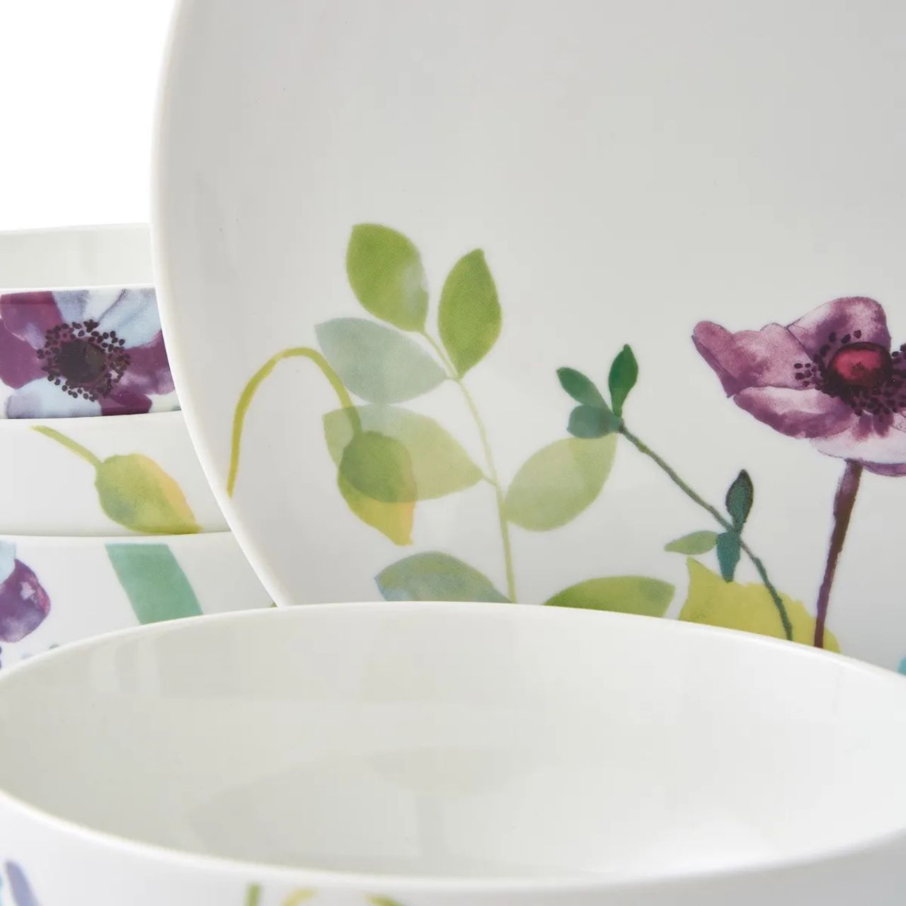 Bring sunshine to your table with vibrant hues and painterly florals