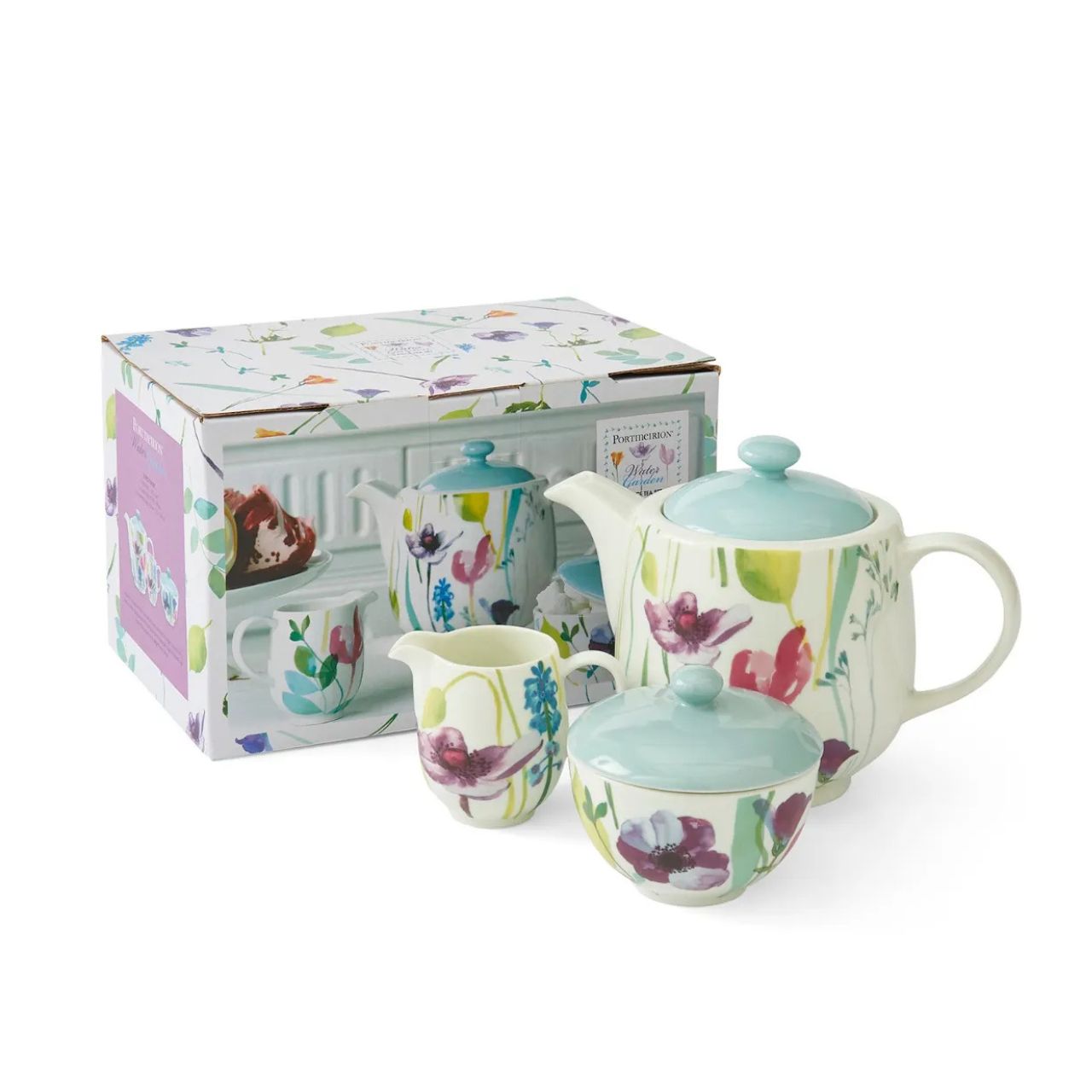 This vibrant set has everything you need to perfectly present tea at any time of day
