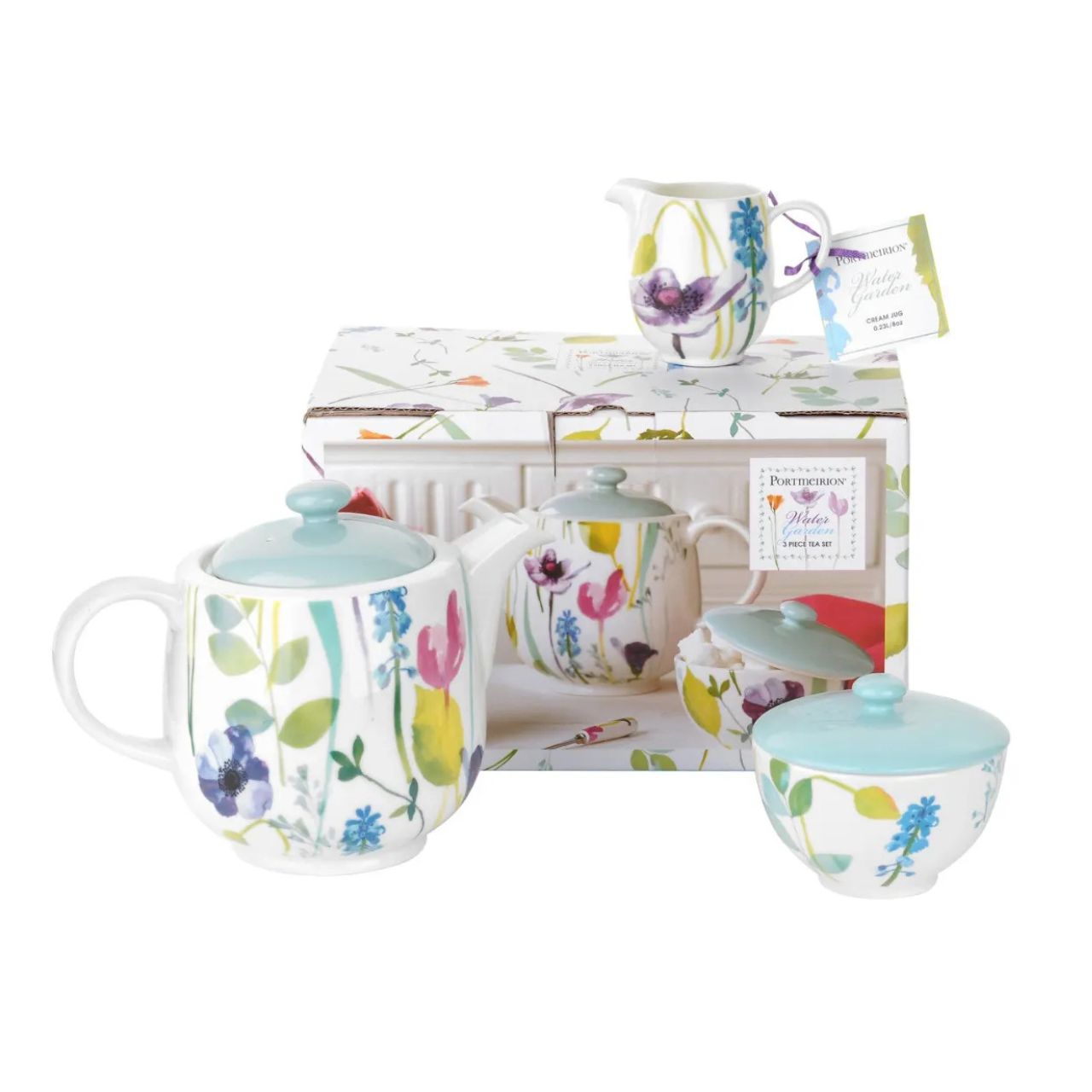 This vibrant set has everything you need to perfectly present tea at any time of day