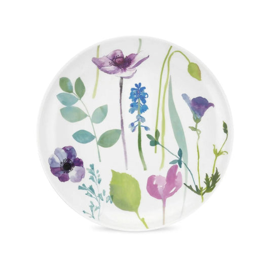 Bring vibrancy to every meal with these beautiful floral side plates