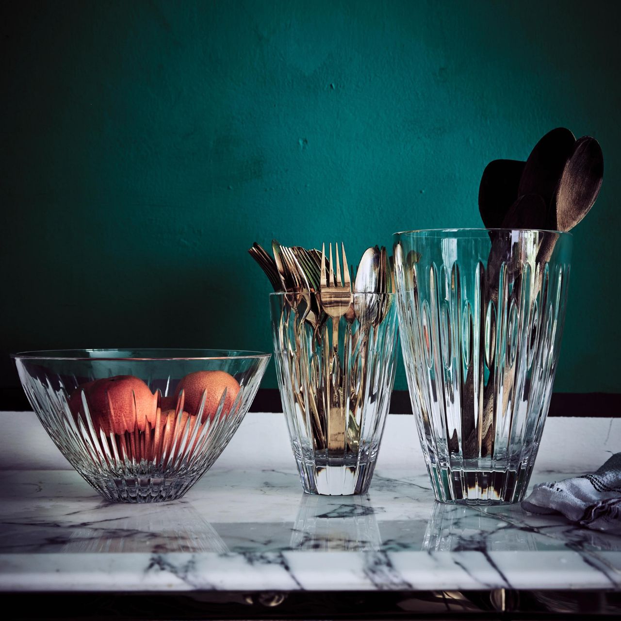 Waterford Ardan Mara 9″ Bowl  Waterford Crystal offers the beauty of simplicity with the Mara bowl. Mara is the Irish meaning for sea and is inspired by the wild Atlantic Ocean with long and short deep vertical cuts.
