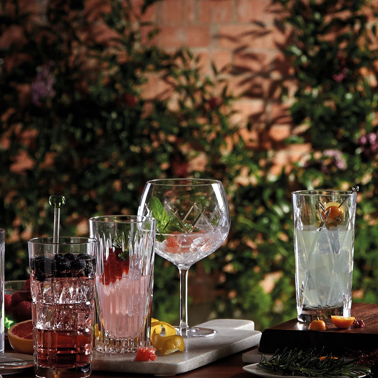 Waterford Crystal Gin Journeys Balloon Wine Glass, Set of 4  Indulge in the optimum gin experience with our striking set of four Gin Journeys Balloon Wine glasses, designed by tasting experts to enrich the aromas and botanical flavours of this iconic summer spirit