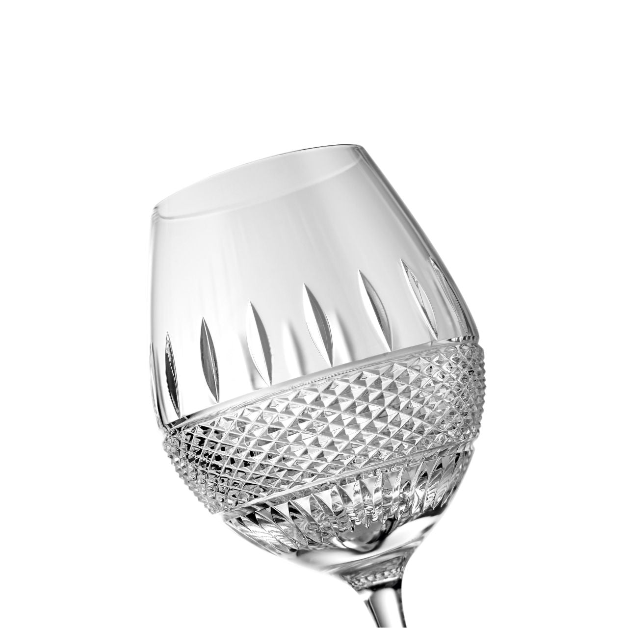 Irish Lace Red Wine Set of 2 by Waterford Crystal  An elegant marriage of form and function, Waterford’s Mastercraft Irish Lace Red Wine glasses are perfect for red wine connoisseurs and those who appreciate the clarity, weight and indulgence of timeless crystal.
