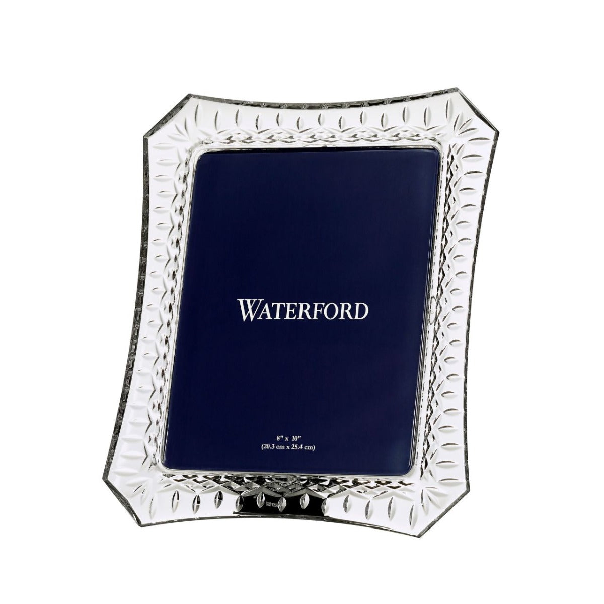 Waterford Crystal Lismore Picture Frame 8 x 10in  Bring your treasured memories to life with this stunning Lismore 8 x 10 Picture Frame, a generously sized crystal photo frame that’s perfect for displaying on a desk, mantle or table. Crafted from fine crystal, and intricately adorned with our beloved Lismore pattern, this elegant picture frame is a stunning combination of brilliance and clarity that effortlessly enhances your fondest memories.