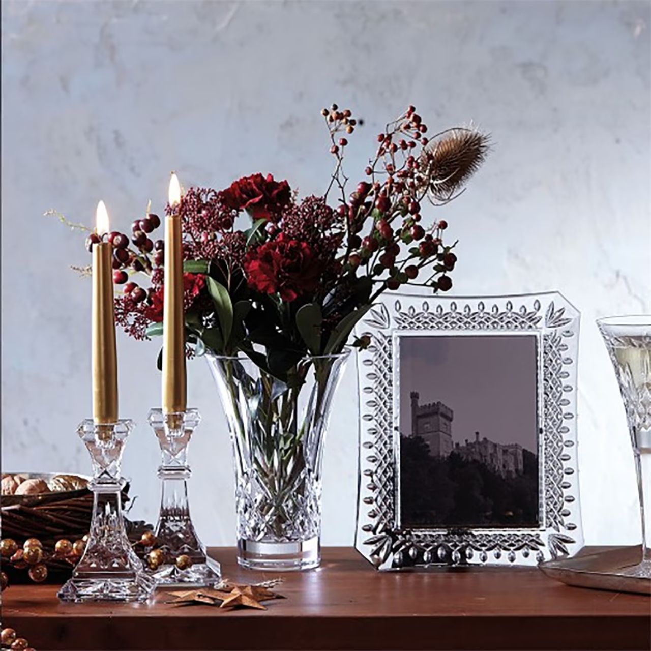 Waterford Crystal Lismore Photo Frame 5 x 7  Share beautiful memories in your living space with luxury crystal picture frames, hand crafted with care and designed to complement your most precious memories.