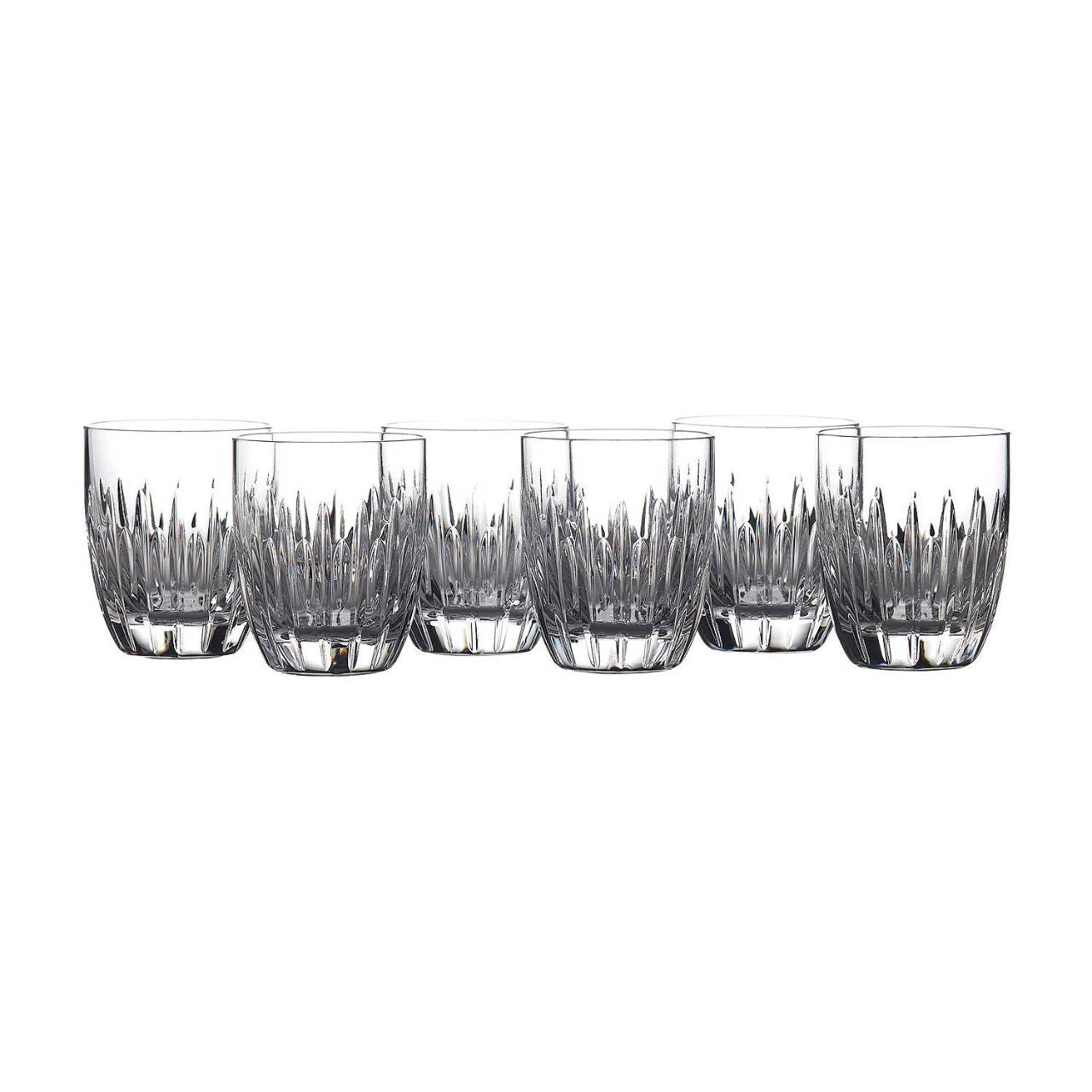 Waterford Crystal Ardan Mara Tumbler Set of 6  Waterford Ardan offers the beauty of simplicity with the Mara pattern. Mara is the Irish meaning for sea and is inspired by the wild Atlantic Ocean with long and short deep vertical cuts. The Ardan Mara Tumbler set is perfect for every day use.