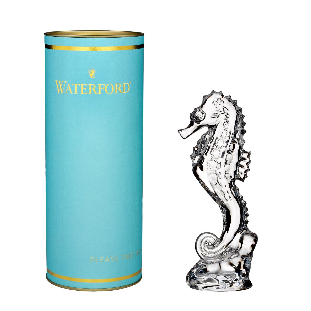 Giftology Seahorse Collectible by Waterford  One of Waterford Crystal's most iconic shapes, the seahorse is not only the symbol of Waterford crystal but the city of Waterford itself.