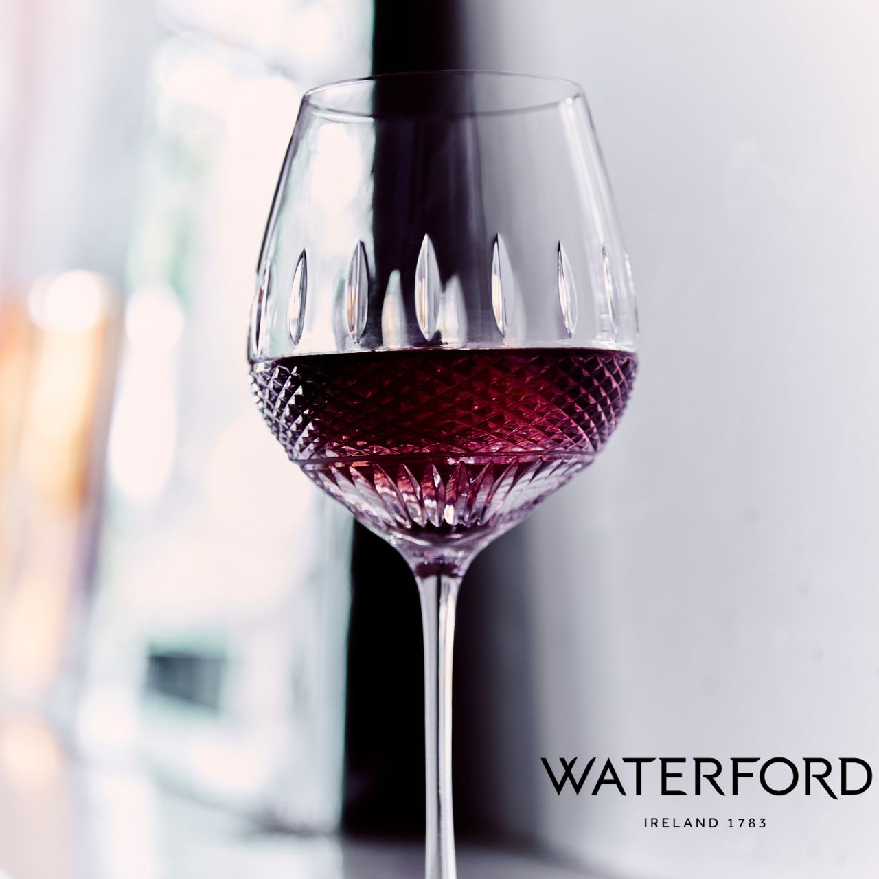 Irish Lace Red Wine Set of 2 by Waterford Crystal  An elegant marriage of form and function, Waterford’s Mastercraft Irish Lace Red Wine glasses are perfect for red wine connoisseurs and those who appreciate the clarity, weight and indulgence of timeless crystal.